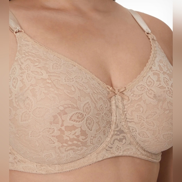 Bali Women's N Smooth Stretch Lace Underwire Bra #861 - Picture 7 of 9